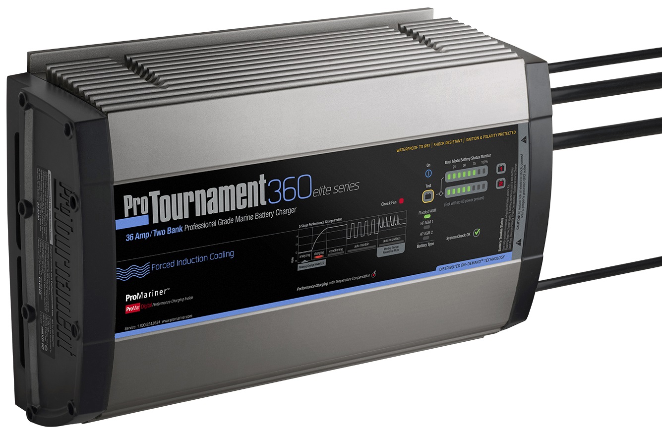 ProMariner ProTournament 360 Elite Series Triple Marine Battery Charger